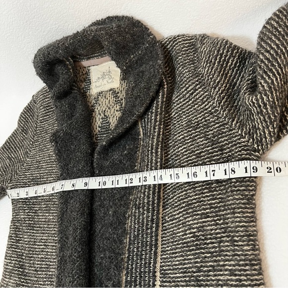 *SOLD* Anthropologie Angel of the North Equinox Gray Open Cardigan Sweater - Picture 12 of 13